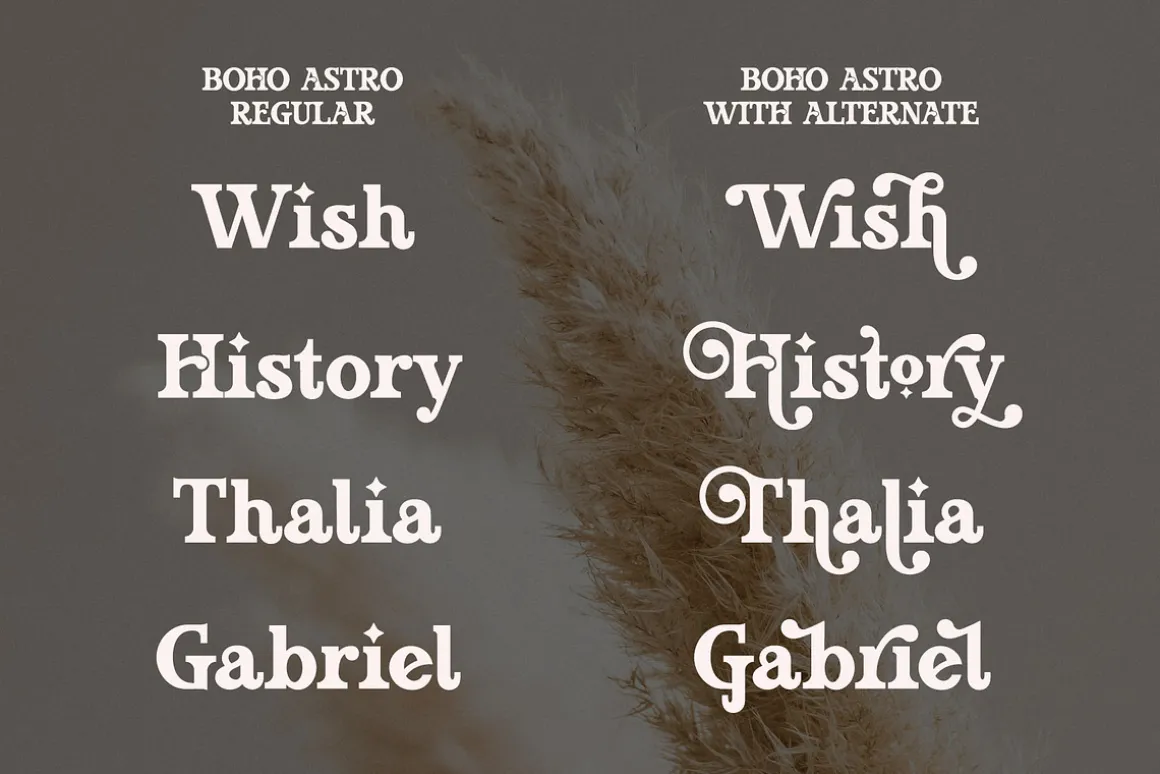 Boho Astro - Vintage Slab Serif