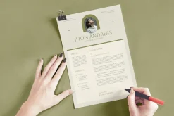 Boho CV Resume