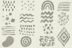 Boho abstract Procreate brushes