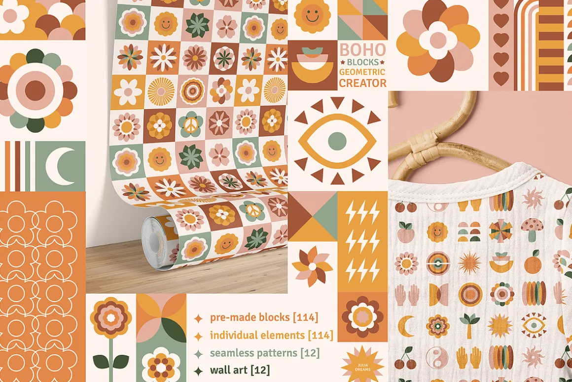 Boho Blocks Geometry Creator