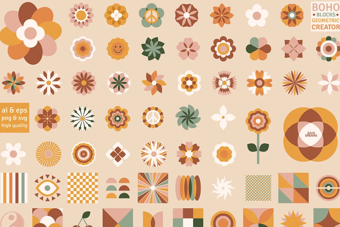 Boho Blocks Geometry Creator