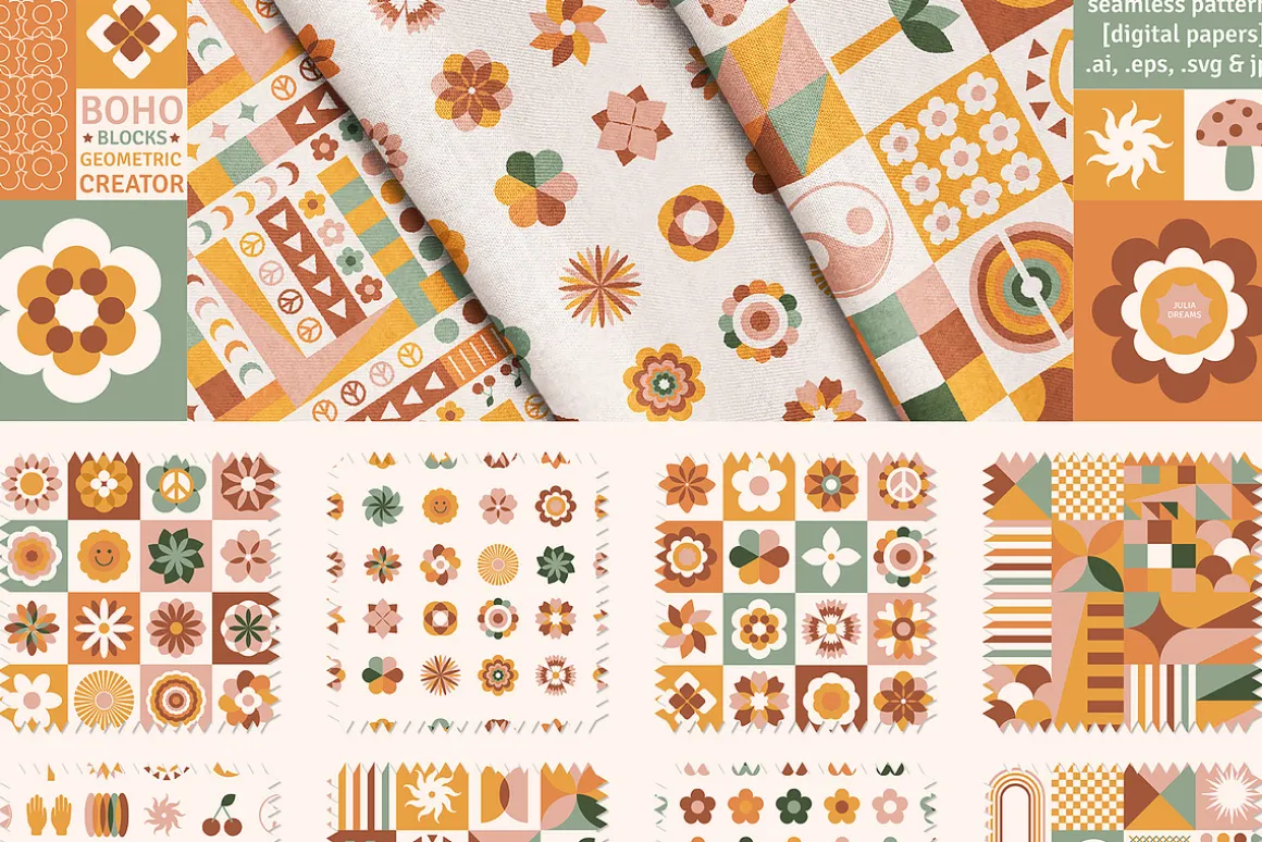 Boho Blocks Geometry Creator