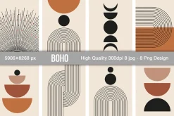 Boho Geometric Art