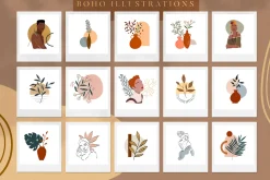 Boho Mood Illustrations