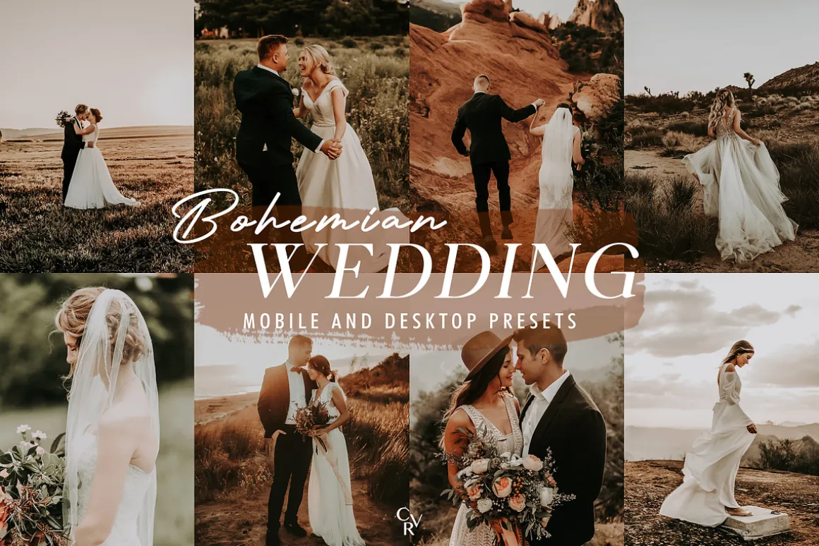 10 Boho Wedding Lightroom Presets