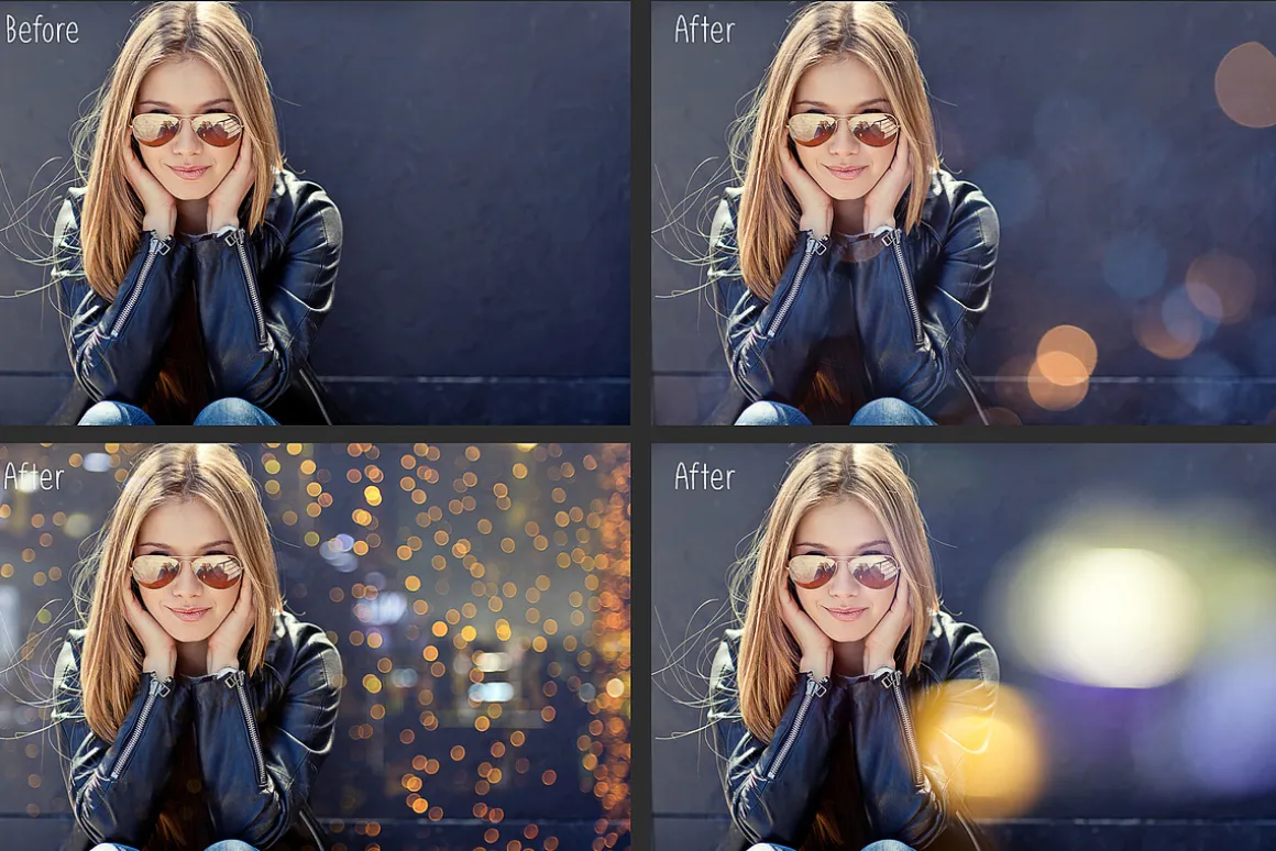 100 Bokeh Photo Overlays