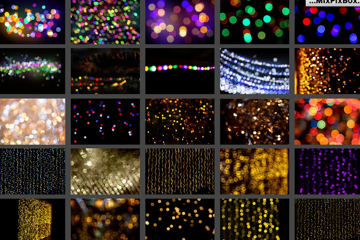 100 Bokeh Photo Overlays