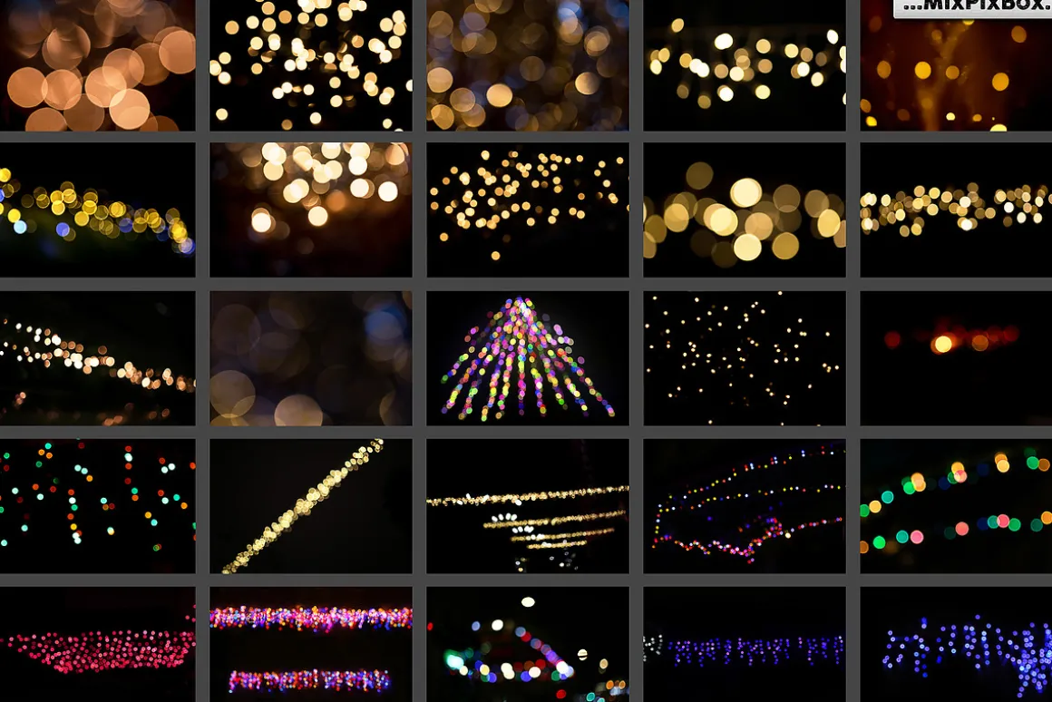 100 Bokeh Photo Overlays