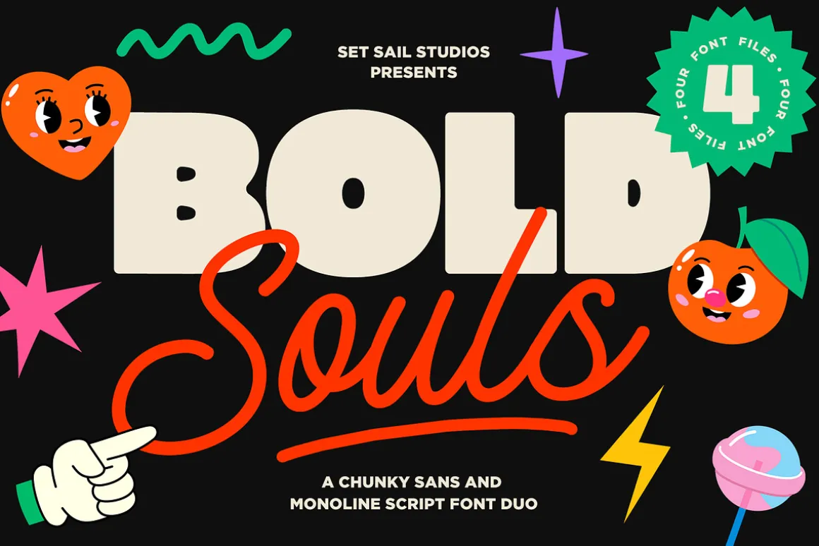 Bold Souls Font Duo