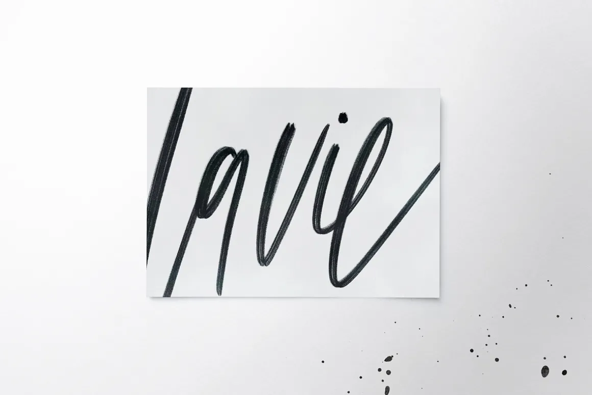 Bold Calligraphy for Procreate
