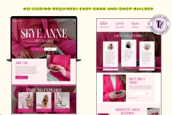 Bold Pink Faceless Coaching Template