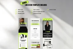Bold Website Template Bundle Canva