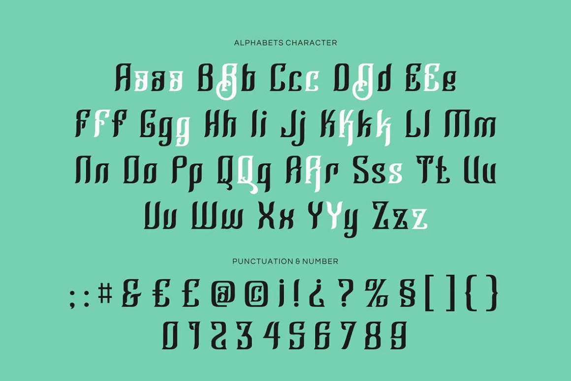 Bollek - Ornate Blackletter Font