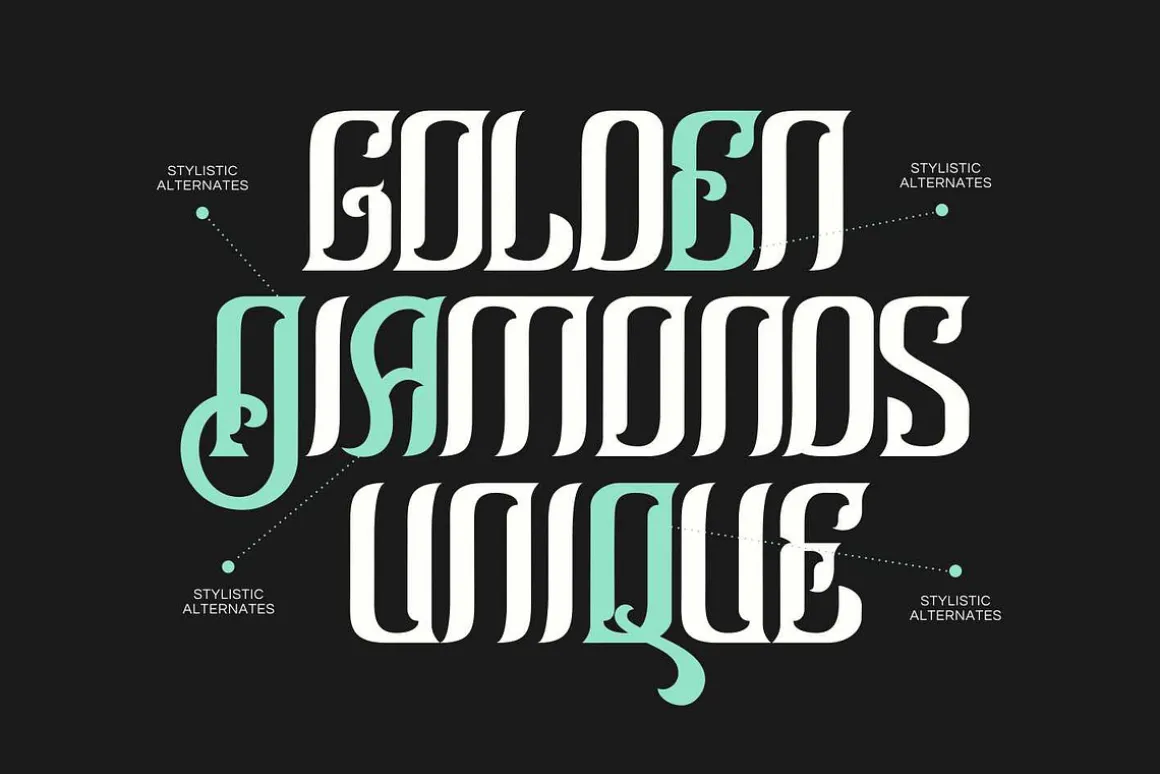 Bollek - Ornate Blackletter Font