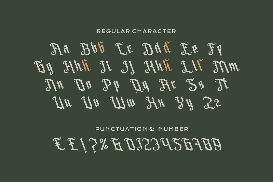 Bolliamih - Medieval Script Font