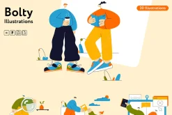 Bolty Education Illustrations