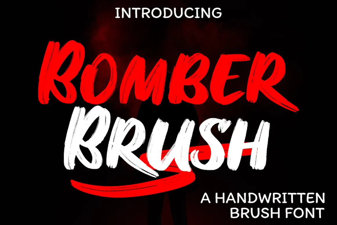 Bomber Brush Font SALE