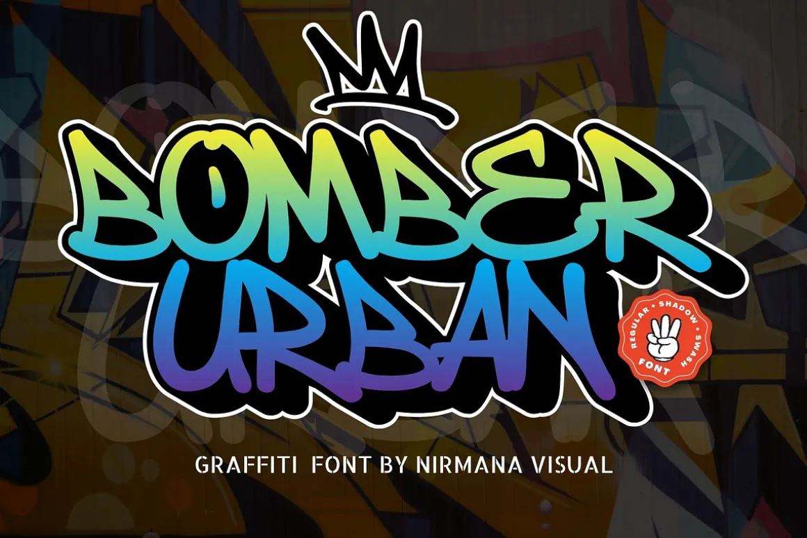 Bomber Urban - Graffiti Font
