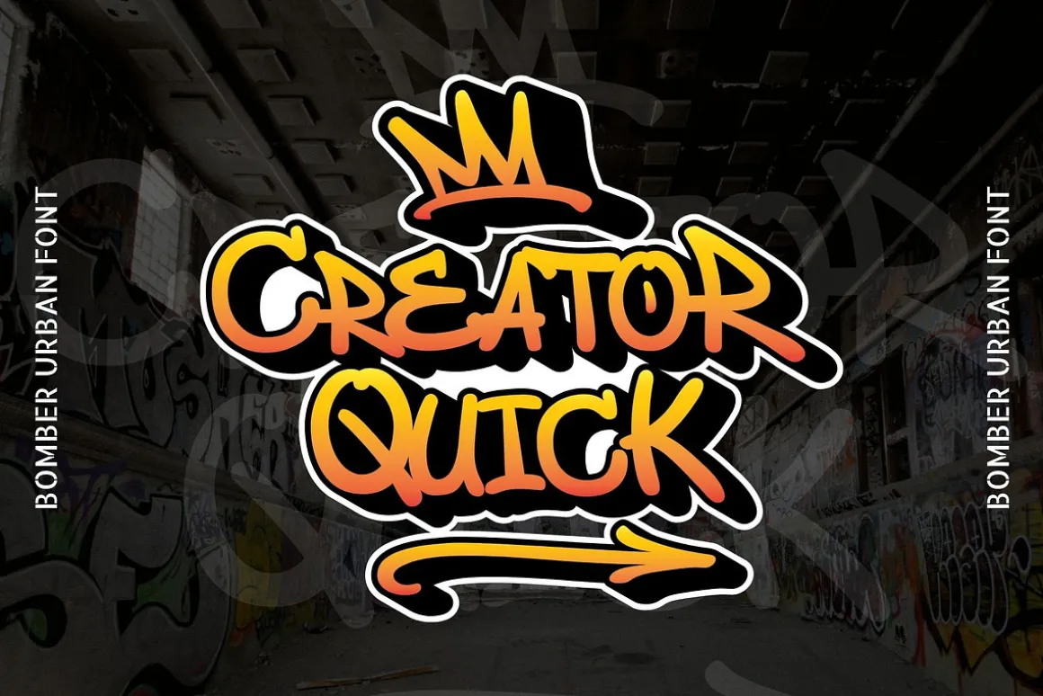 Bomber Urban - Graffiti Font