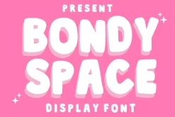 Bondy Space Cartoon Font
