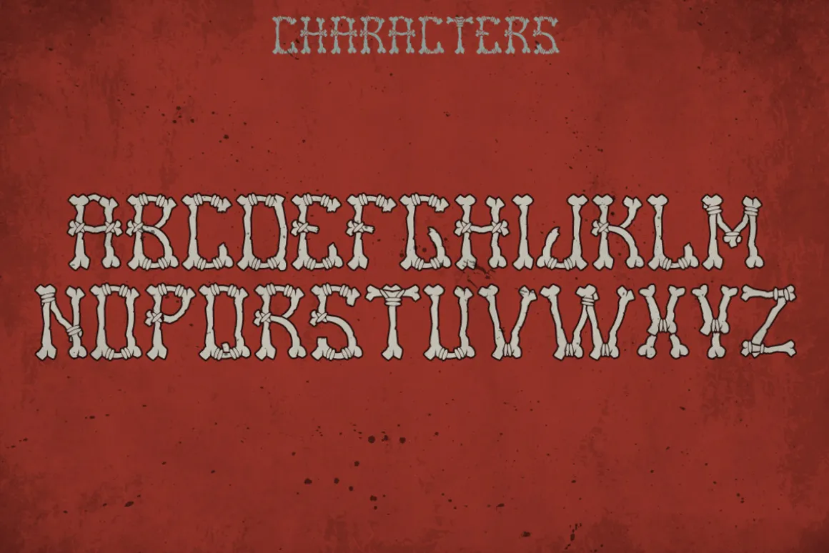 Bones Typeface