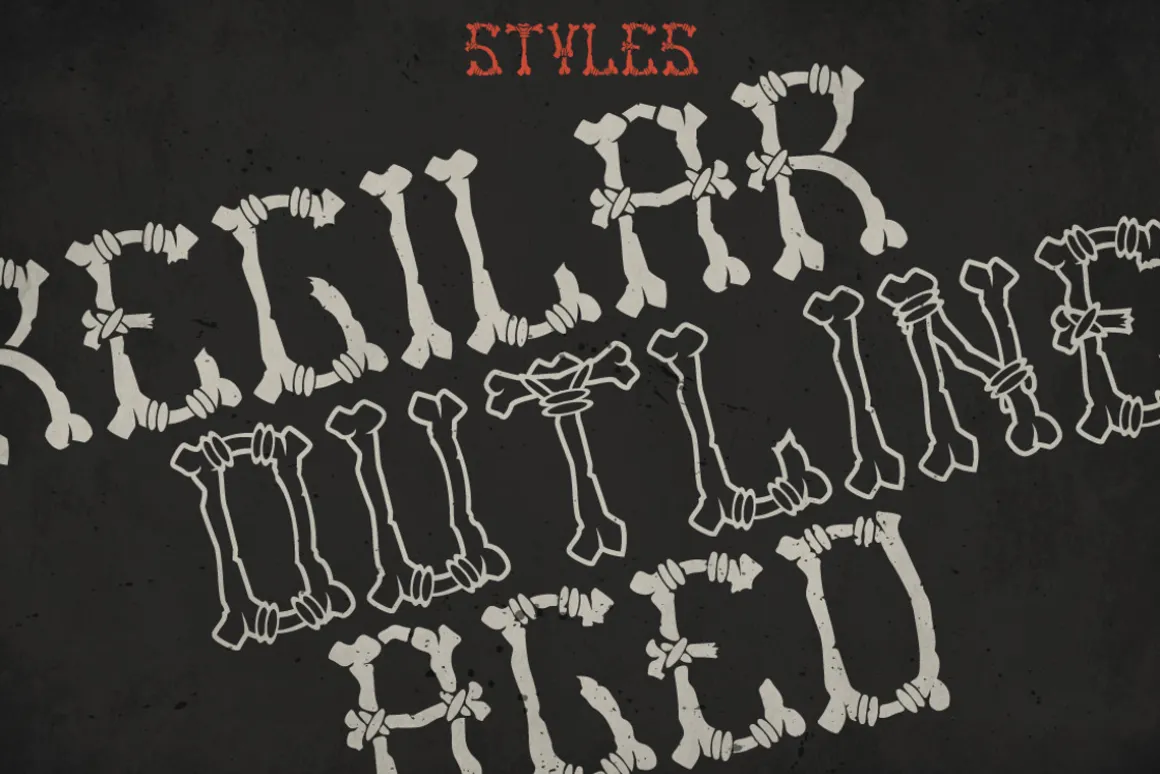 Bones Typeface