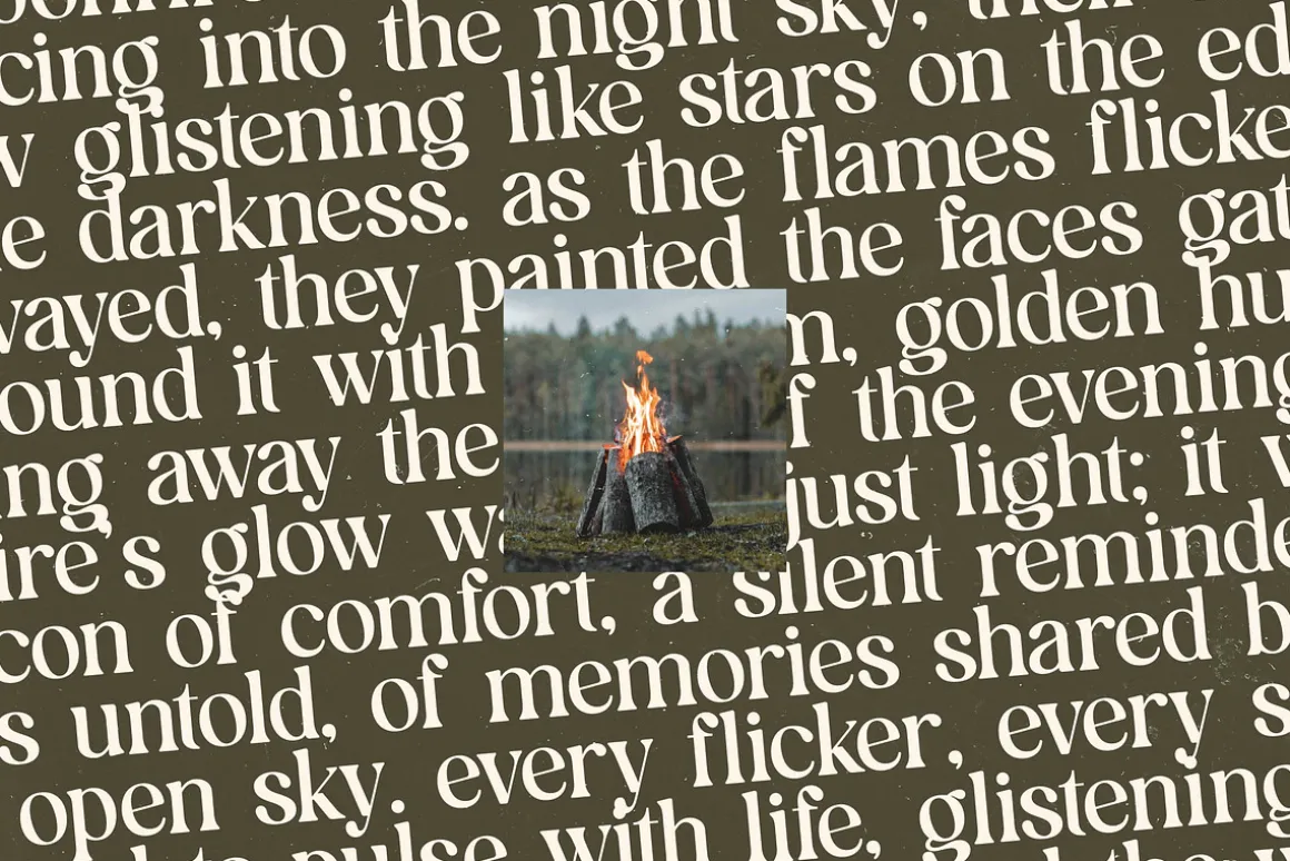 Bonfire Glisten Modern Serif Font