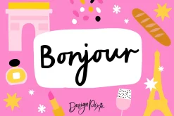 Bonjour Font