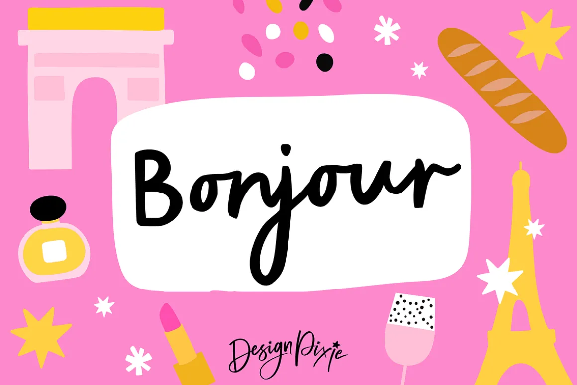 Bonjour Font
