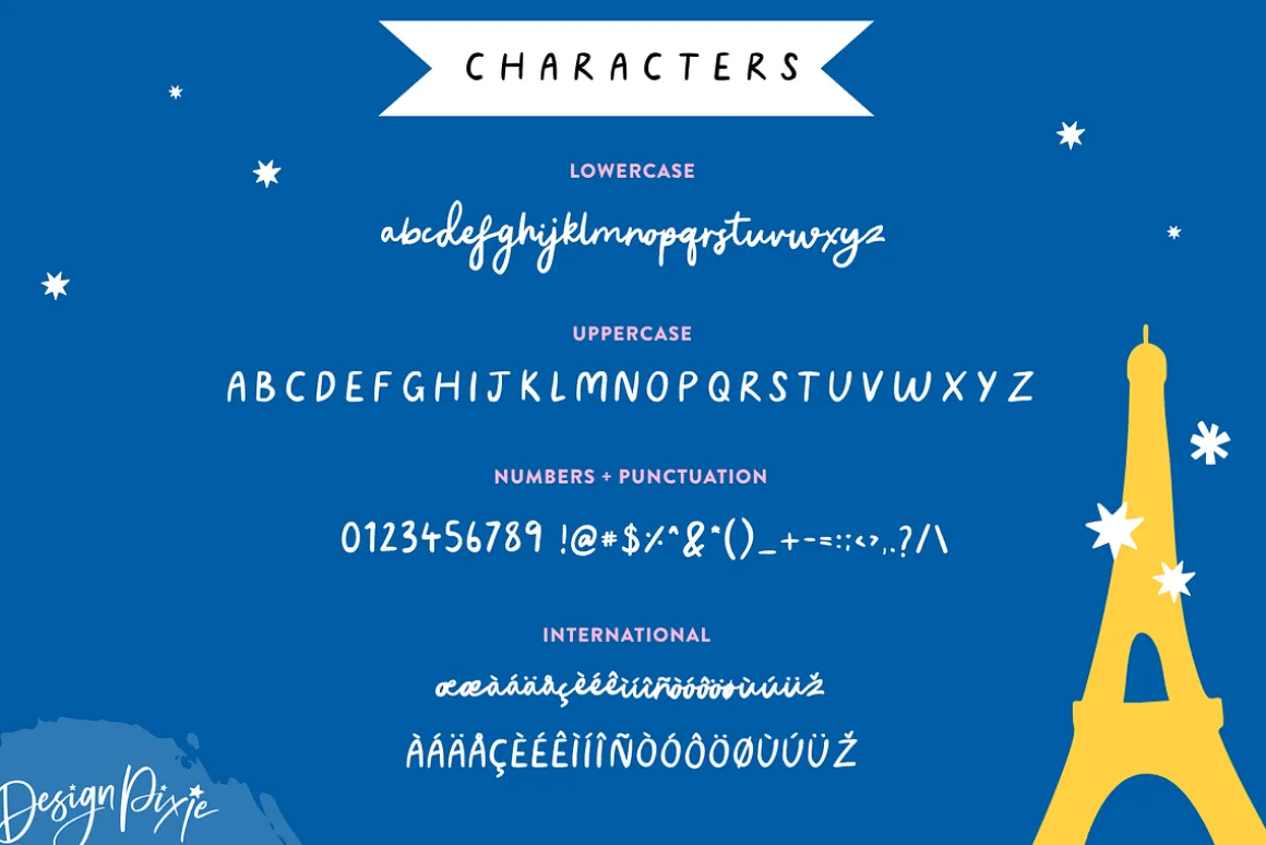Bonjour Font