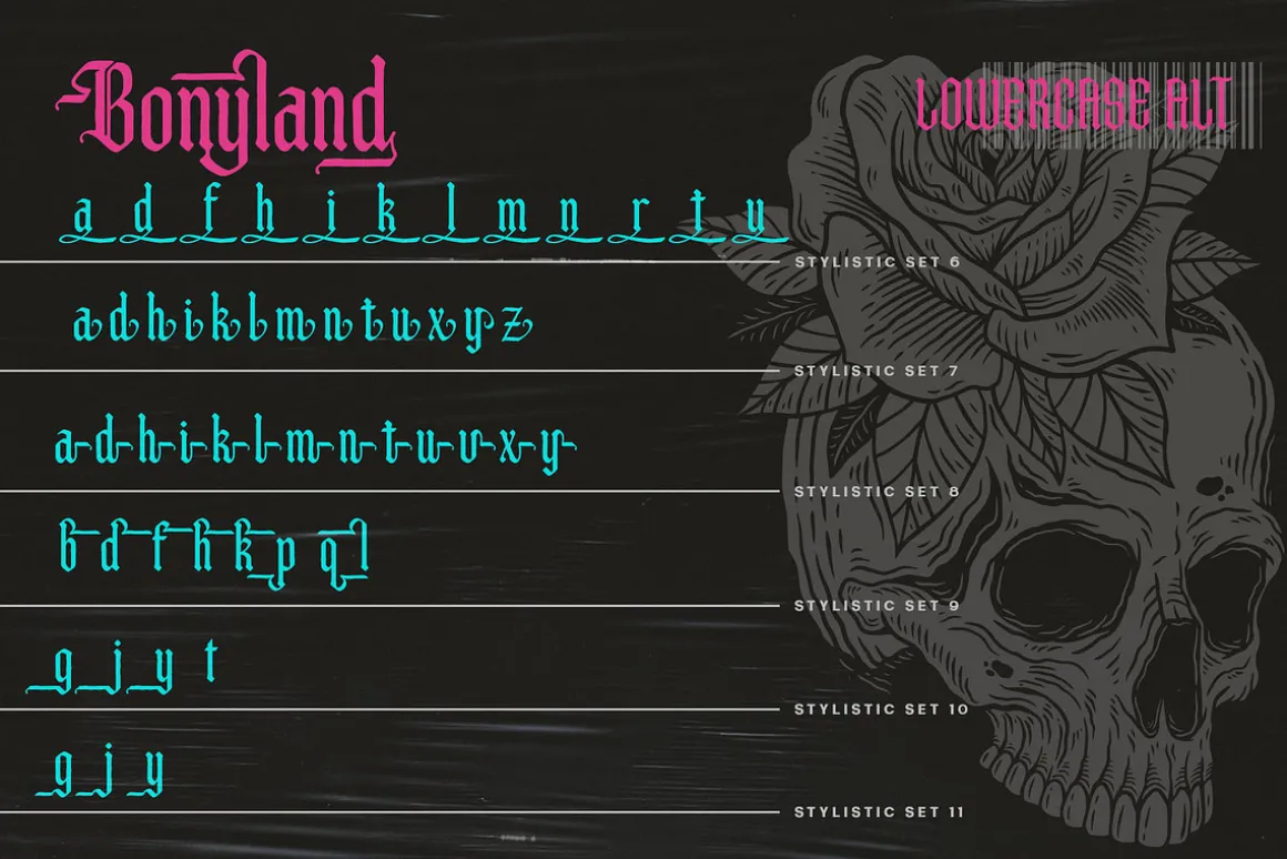 Bonyland Blackletter Font