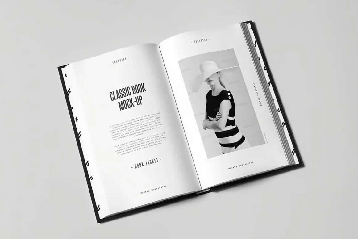 Book / Book Jacket Mock-up
