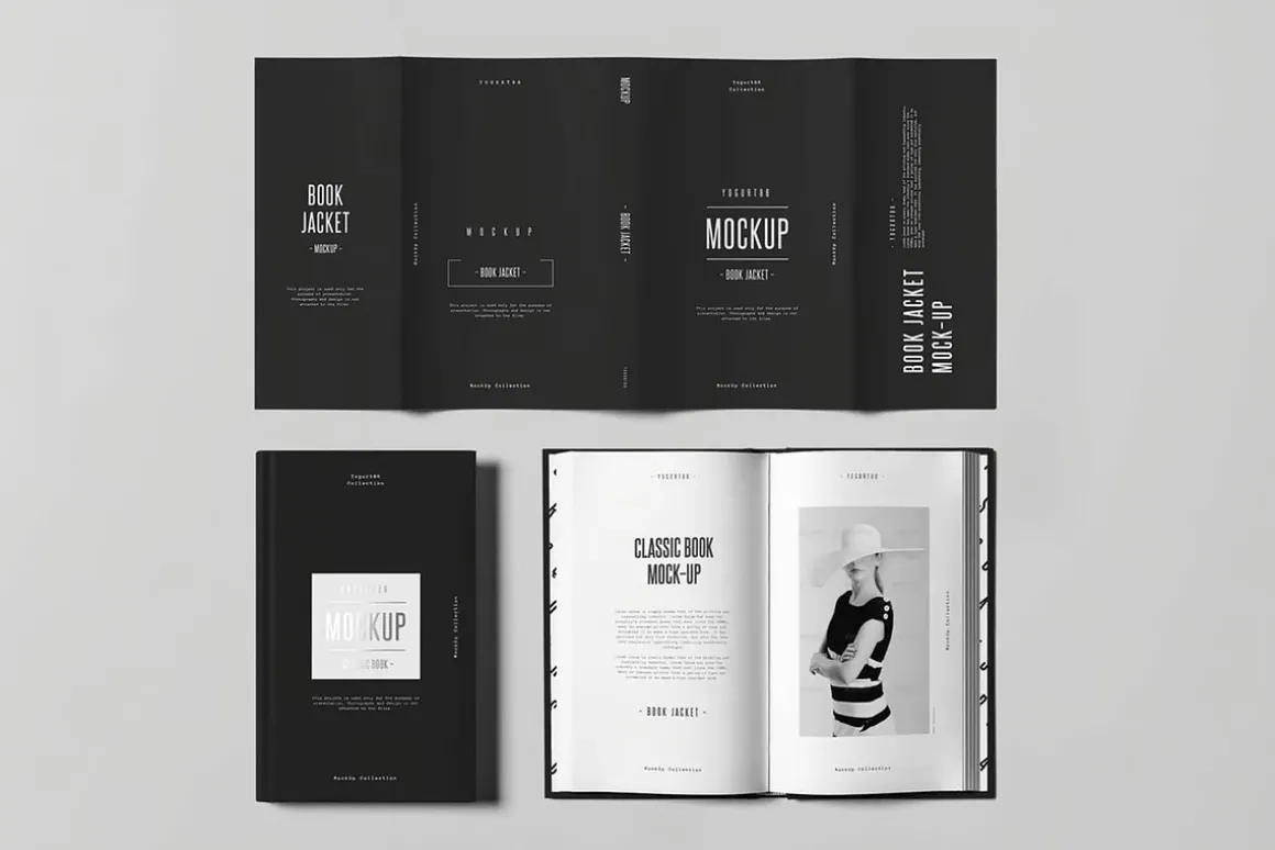 Book / Book Jacket Mock-up