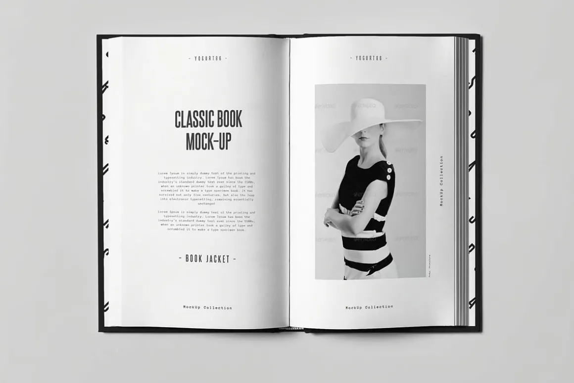 Book / Book Jacket Mock-up