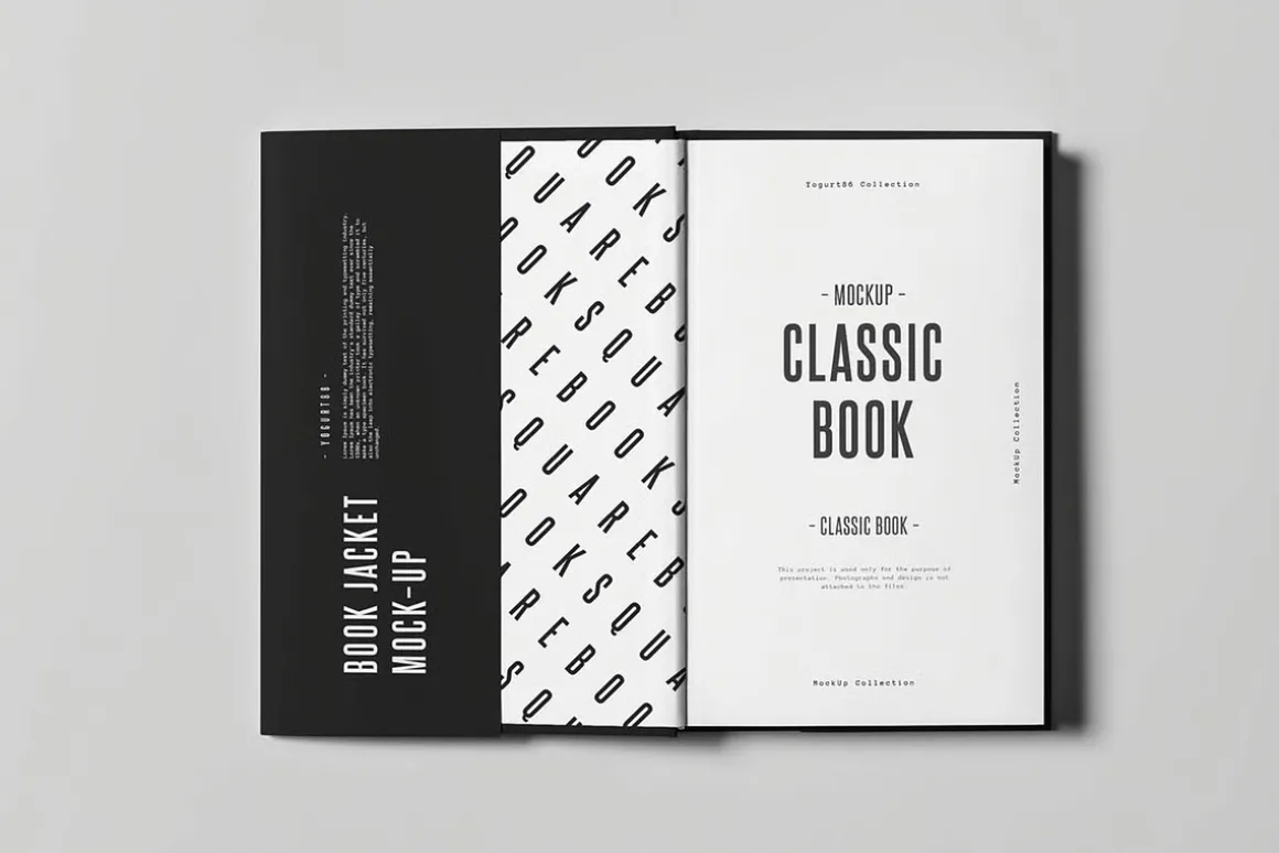 Book / Book Jacket Mock-up