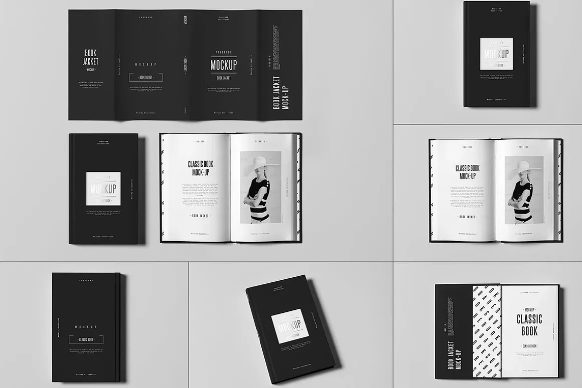 Book / Book Jacket Mock-up