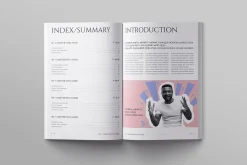 Book Title Layout Design Template