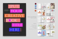 Book Title Layout Design Template