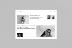 Book Title Layout Design Template