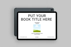 Book Title Layout Design Template