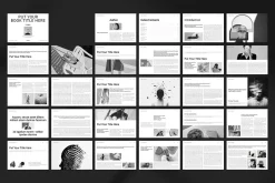 Book Title Layout Design Template