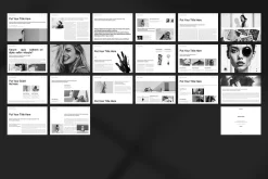 Book Title Layout Design Template