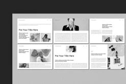 Book Title Layout Design Template