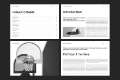 Book Title Layout Design Template