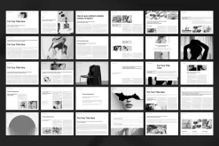 Book Title Layout Design Template