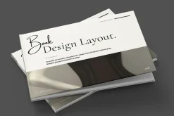 Book Title Layout Landscape Template