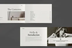 Book Title Layout Landscape Template