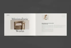 Book Title Layout Landscape Template