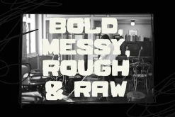 BOOZE GOOSE MESSY DISPLAY FONT