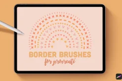 Border Brushes for Procreate